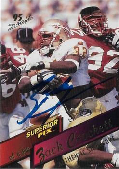 1995 Superior Pix - Autographs #102 Zack Crockett Front