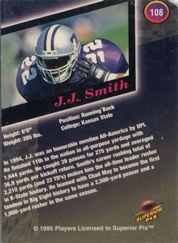 1995 Superior Pix - Autographs #108 J.J. Smith Back