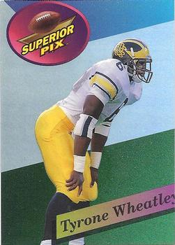 1995 Superior Pix - Instant Impact Promos #3 Tyrone Wheatley Front