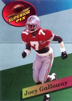 1995 Superior Pix - Instant Impact Promos #4 Joey Galloway Front