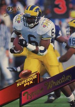 1995 Superior Pix - Promos #3 Tyrone Wheatley Front