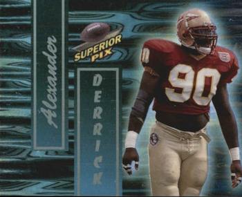 1995 Superior Pix - Top Defender #2 Derrick Alexander Front