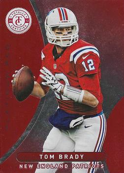 2012 Panini Totally Certified #1 Tom Brady Front