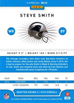 2012 Panini Totally Certified #50 Steve Smith Back