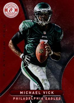 2012 Panini Totally Certified #61 Michael Vick Front