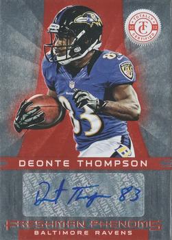 2012 Panini Totally Certified #119 Deonte Thompson Front