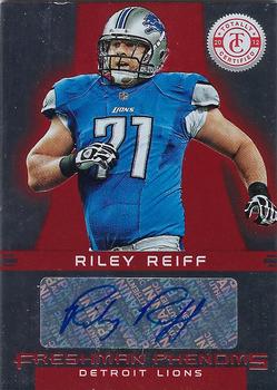 2012 Panini Totally Certified #162 Riley Reiff Front