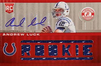 2012 Panini Totally Certified #201 Andrew Luck Front