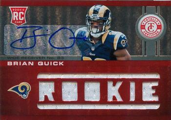 2012 Panini Totally Certified #206 Brian Quick Front