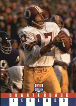 1991 Quarterback Legends #26 Billy Kilmer Front