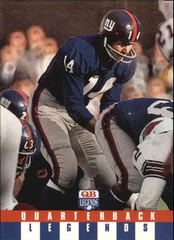 1991 Quarterback Legends #41 Y.A. Tittle Front