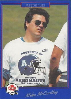 1991 JOGO #219 Mike McCarthy Front
