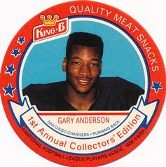 1989 King B Discs #20 Gary Anderson Front
