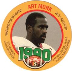 1990 King B Discs #19 Art Monk Front