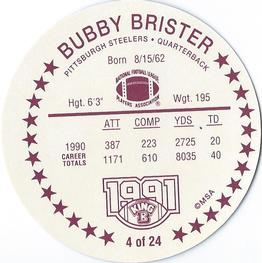 1991 King B Discs #4 Bubby Brister Back