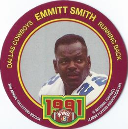 1991 King B Discs #7 Emmitt Smith Front