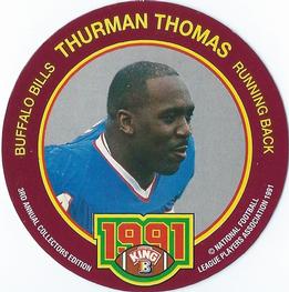 1991 King B Discs #13 Thurman Thomas Front