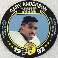 1992 King B Discs #9 Gary Anderson Front