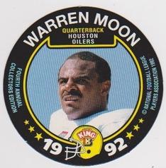 1992 King B Discs #16 Warren Moon Front