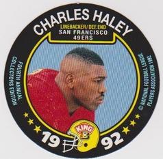 1992 King B Discs #17 Charles Haley Front