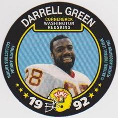1992 King B Discs #19 Darrell Green Front