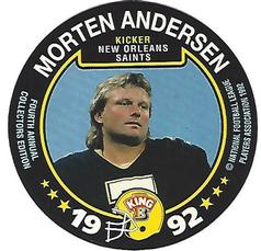 1992 King B Discs #24 Morten Andersen Front