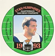 1993 King B Discs #14 Stan Humphries Front