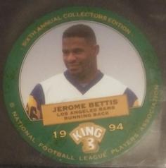 1994 King B Discs #2 Jerome Bettis Front