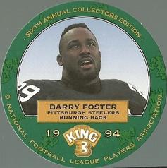 1994 King B Discs #6 Barry Foster Front