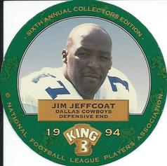 1994 King B Discs #11 Jim Jeffcoat Front