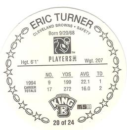 1995 King B Discs #20 Eric Turner Back