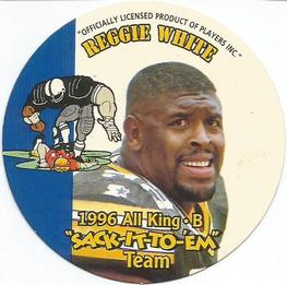 1996 King B Discs #1 Reggie White Front