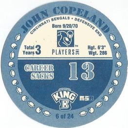 1996 King B Discs #6 John Copeland Back