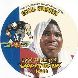 1996 King B Discs #11 Clyde Simmons Front