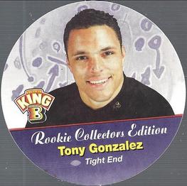 1997 King B Discs #12 Tony Gonzalez Front