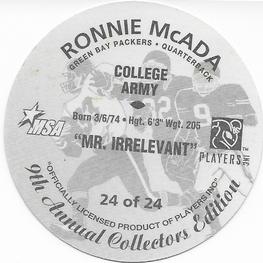 1997 King B Discs #23 Ronnie McAda Back