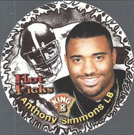 1998 King B Discs #11 Anthony Simmons Front