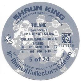 1999 King B Discs #5 Shaun King Back
