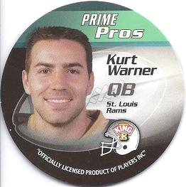 2001 King B Discs #15 Kurt Warner Front