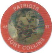 1984 7-Eleven Super Star Sports Coins: East Region #XVI D Tony Collins Front