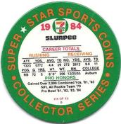 1984 7-Eleven Super Star Sports Coins: East Region #XIX D William Andrews Back