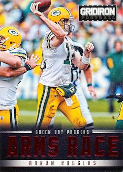 2012 Panini Gridiron - Arms Race #1 Aaron Rodgers Front