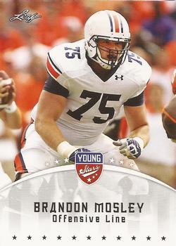 2012 Leaf Young Stars #12 Brandon Mosley Front