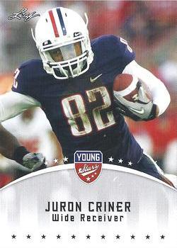 2012 Leaf Young Stars #47 Juron Criner Front