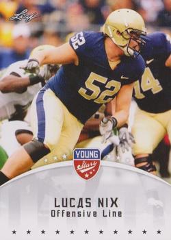 2012 Leaf Young Stars #55 Lucas Nix Front