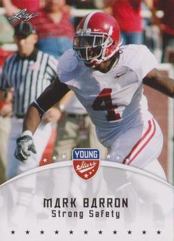 2012 Leaf Young Stars #58 Mark Barron Front