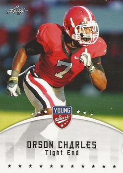 2012 Leaf Young Stars #70 Orson Charles Front