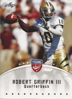 2012 Leaf Young Stars #75 Robert Griffin III Front
