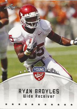 2012 Leaf Young Stars #78 Ryan Broyles Front