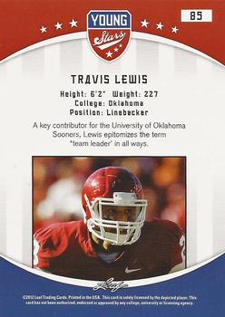 2012 Leaf Young Stars #85 Travis Lewis Back
